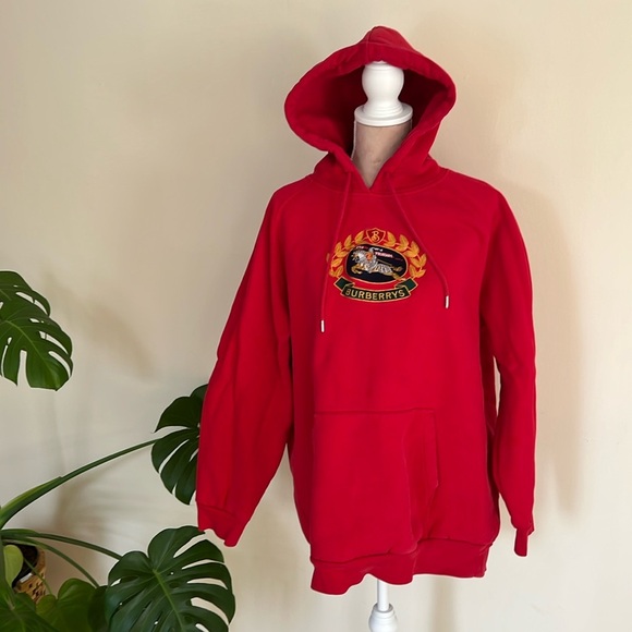 Oversized Classic Logo Vintage burberry sweatshirt - Picture 1 of 8